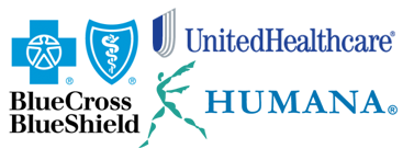 Blue Cross & Blue Shield, United Healthcare, Humana